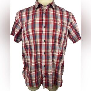 Columbia Regu Fit Short Sleeve Button Up Shirt Men’s XL